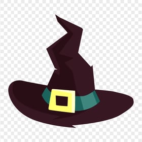 HD Halloween Witch Hat Cartoon Clipart PNG