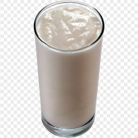 HD Glass Of Milk Kefir Top View PNG