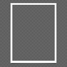 White Photo Image Frame FREE PNG