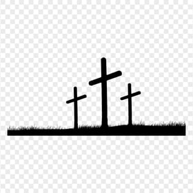 Good Friday Three Crosses Silhouette Calvary Cross