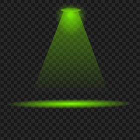 Green Spotlight Lighting FREE PNG