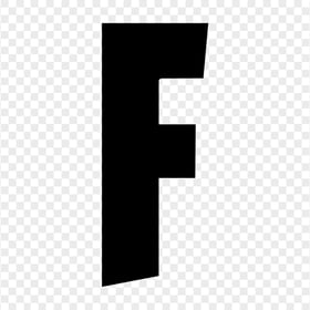 HD Black F Fortnite Logo Letter PNG