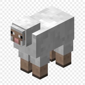 HD Minecraft Sheep Transparent Background