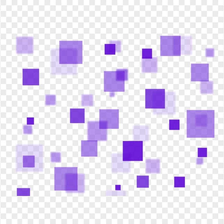 HD Purple Square Bokeh Lens PNG