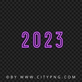 2023 Purple Neon Without Wires HD PNG