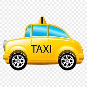 PNG Cartoon Illustration Taxi Cab Side View