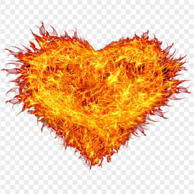 Love Flamed Heart With Sun Rays Border Effect