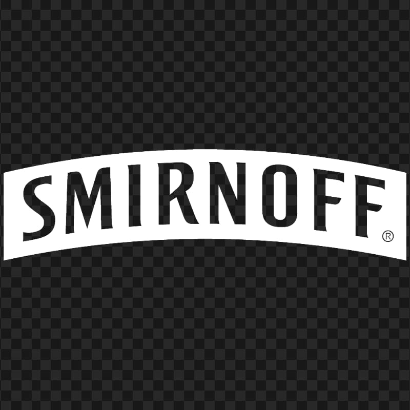 Smirnoff White Logo HD PNG