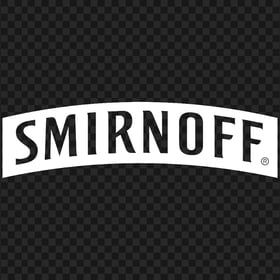 Smirnoff White Logo HD PNG