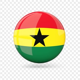 PNG Sphere Ghanaian Flag Icon