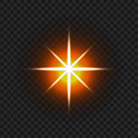 Shining Orange & Yellow Star Effect