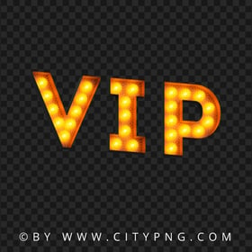 VIP Logo Luxury Text HD PNG