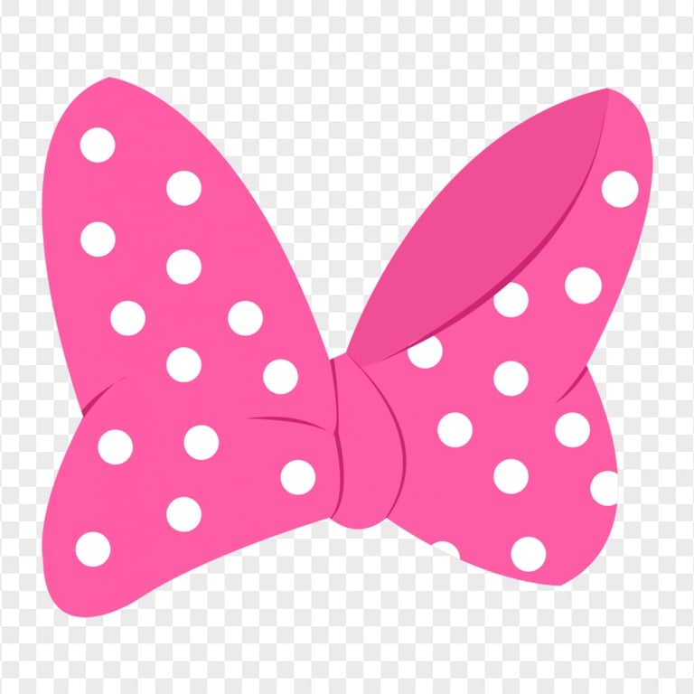 PNG Minnie Mouse Sticker Red Ribbon | Citypng