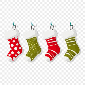 Vector Hanging Christmas Stocking HD PNG