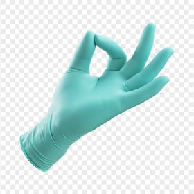 Hand Wear Green Glove Medical Surgery Safety