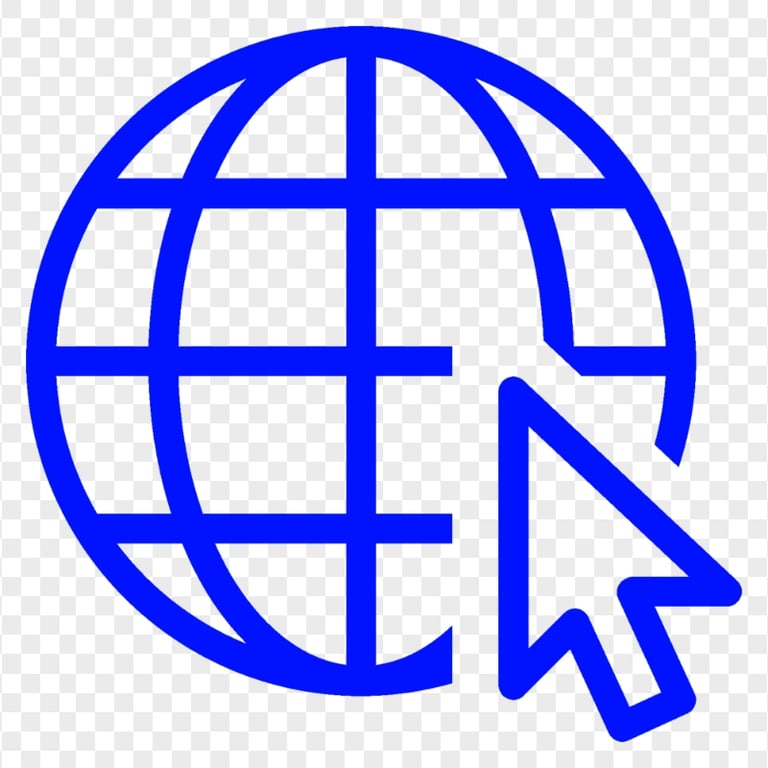 FREE Web Page Internet Network Dark Blue Icon PNG | Citypng