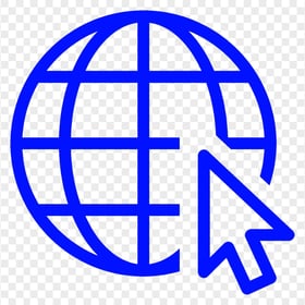 FREE Web Page Internet Network Dark Blue Icon PNG