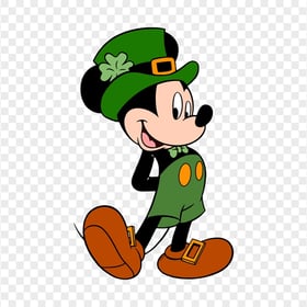 HD Mickey Mouse St Patrick's Day Transparent PNG