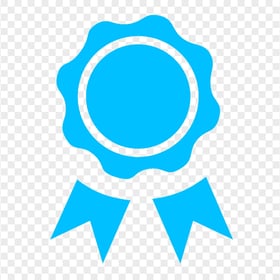 Blue Medal Ribbon Icon Download PNG
