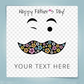 HD Happy Father's Day Frame Gift PNG