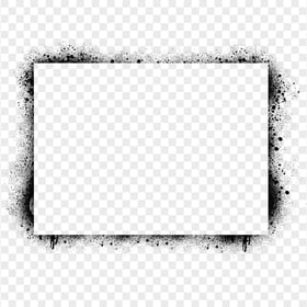 HD Black Grunge Frame Transparent Background