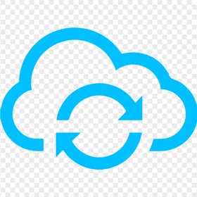 Storage Cloud Hosting Computing Blue Icon HD PNG