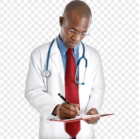 Black Professional Doctor Male Stethoscope