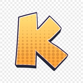 PNG Comic K Alphabet Letter Cartoon