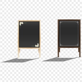 PNG Chalk Board With Legs Illustration
