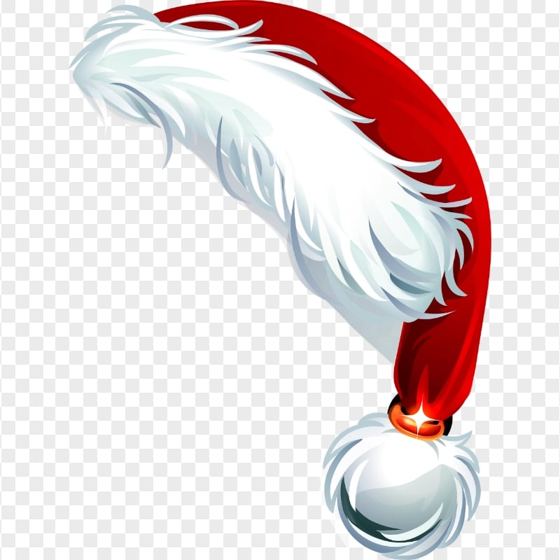 HD Beautiful Christmas Santa Claus Hat Cartoon Illustration PNG