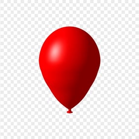 HD Realistic Red Balloon PNG