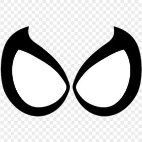 HD Spider logo black eyes PNG 