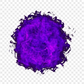 HD Purple Fire Ball Explosion Effect PNG