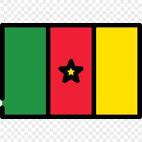 Vector Cameroon Flag Icon PNG