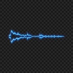 HD Blue Glowing Music Wave Sound Waves PNG