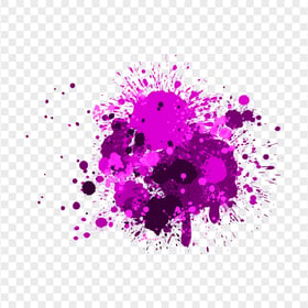 HD Abstract Pink Paint Splash Effect Transparent PNG