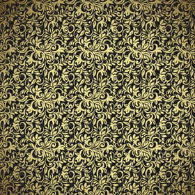 Download Gold Floral Pattern PNG