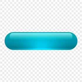 Blue Glossy Button Transparent Background