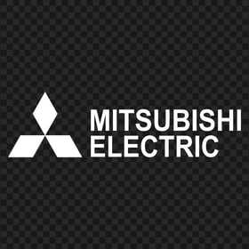 Mitsubishi Electric White Logo Transparent PNG