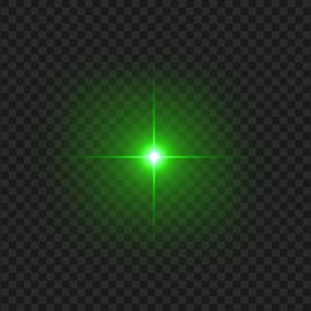 HD Green Shine Spark Star PNG