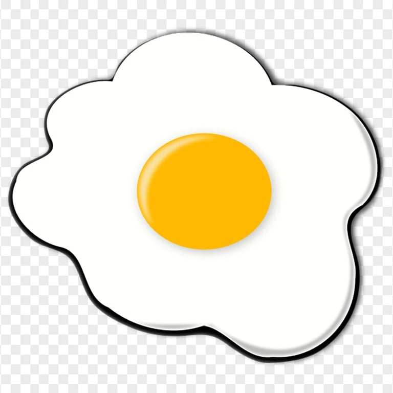 Free Two Fried Eggs Clip Art - Egg, png, transparent png