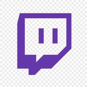 HD Twitch Official Icon Symbol Transparent Background PNG