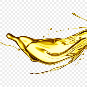 HD Motor Oil Splash Transparent Background