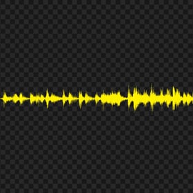 Yellow Music Wave Sound Waves Rhythm PNG IMG