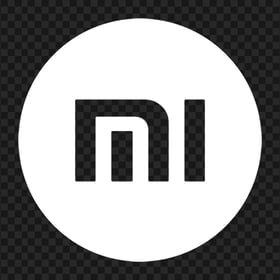 Round Circle White Mi Xiaomi Icon Logo