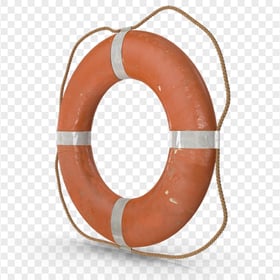 HD Real Orange Lifeguard Lifebuoy Ring PNG