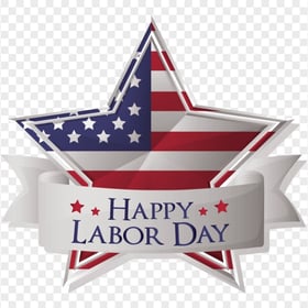 Happy Labor Day Usa Flag Illustration