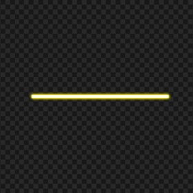 HD Yellow Neon Line Light Transparent PNG