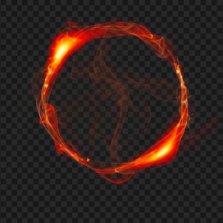 Sparkle Fire Circle Ring PNG Image | Citypng