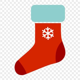 Flat Christmas Santa Socks Stocking HD PNG
